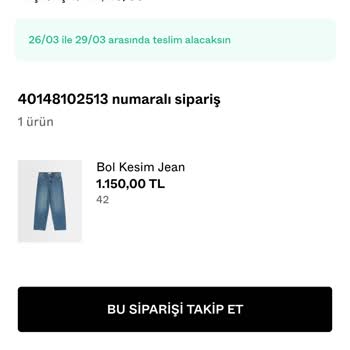 Bershka Siparişime Ulaşılamıyor, Ürünüm Kayıp