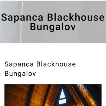 Sapanca Bungalov Evim Sapanca Evim Bungalov