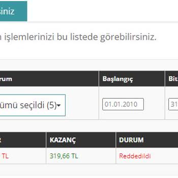 Avantajix Geri Ödeme Yapmıyor.