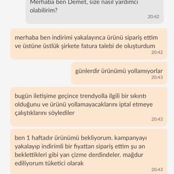 Trendyol Ve Barındırdığı Satıcılar Tüketicileri Mağdur Ediyor