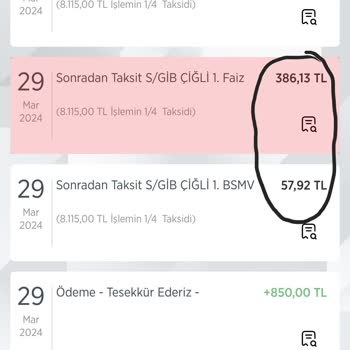 Ziraat Bankası Ziraat'in Sonradan Taksitlendirmede Uyarı Vermeden Faiz Ve Masraf Aldı
