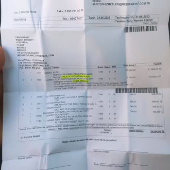 Acer Notebook Media Markt Yapılan Sigortanın Hiçbir Anlamı Yokmuş