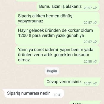 Momsbrand Tan Yaptığım Alışveriş Kargoya Verilmedi