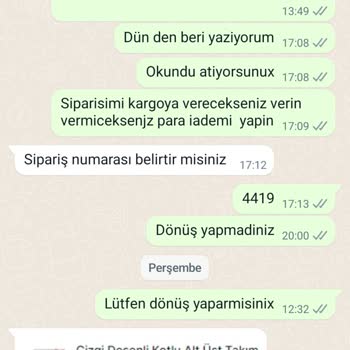 Momsbrand Tan Yaptığım Alışveriş Kargoya Verilmedi