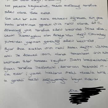 Sürat Kargo Kayıp Gönderi Ve Tazmin & İletişim Sorunu