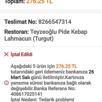 Denizbank Para İadesi