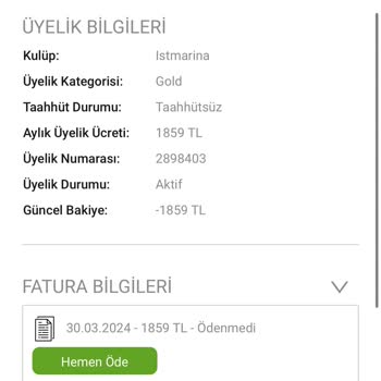 MACfit (İstanbul Anadolu) Macfit Haberim Olmadan Üyelik Yapılmış