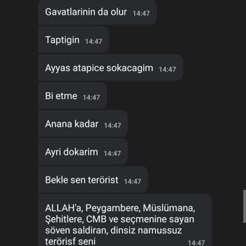 Connected2.me Connected2 Hakaret İçeren Mesajlar