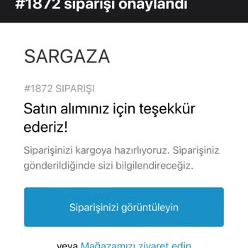 Sargaza (Sargaza.shop) Sipariş Verdim Ancak 3 Aydır Ürün Yok