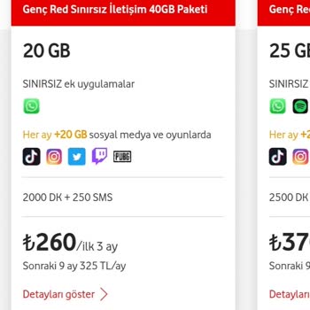 Vodafone Tarife Değişiklik Sorunu
