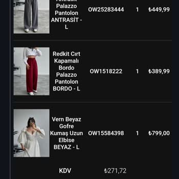 Oyku Wear Ürünlerin Kargo Çıkışı Sağlanmadı