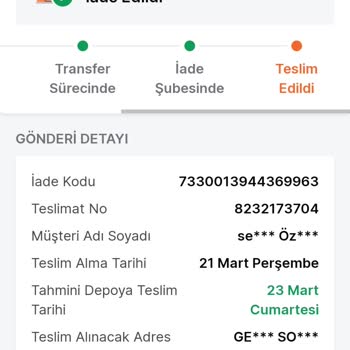 Trendyol Kusurlu Ürün Ücret İadesi Yapmıyor.