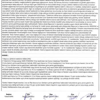 Trendyol Ignoring Consumer Arbitration Board Decision