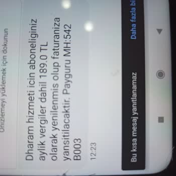 Vodafone İstenmeyen Abonelik Ve Fatura Mağduriyeti