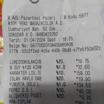 A101 Üzerindeki Fiyattan Ürünü Alamama