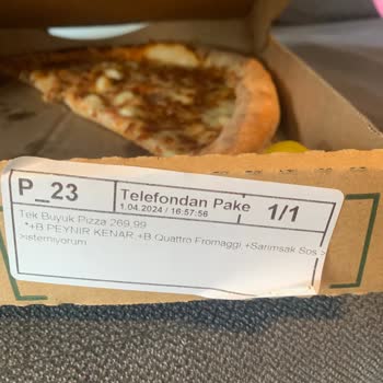 Papa John's Pizza Siparişe 0 Dikkat