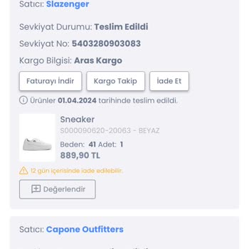 Aras Kargo İle Gelen Kargomun Teslim Edilememesi