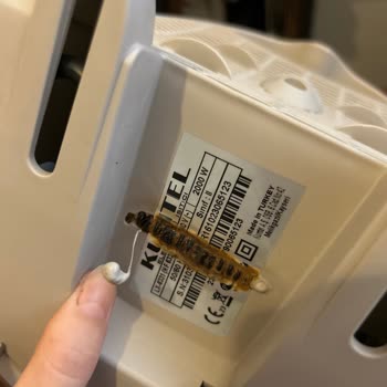 Kumtel Fanlı Isıtıcı Yandı