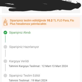 FLO Ayakkabı Tedarik Sorunu Nedeniyle Ayakkabım Gelmedi!