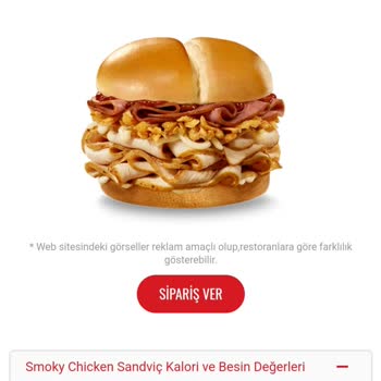 Arby's Beklentinin Uzağında Kaldı: Görselle Farklı Smoky Chicken
