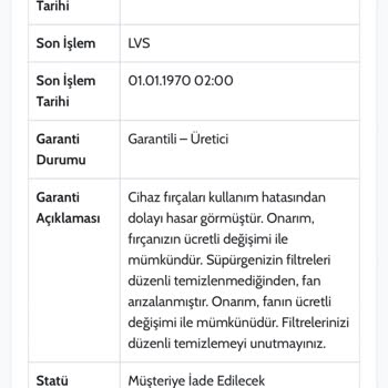 Xiaomi Robot Dora Mobile Ve Ouno Servis Şikayet