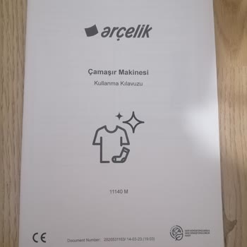 Arçelik Çamaşır Makinesi Şikayeti