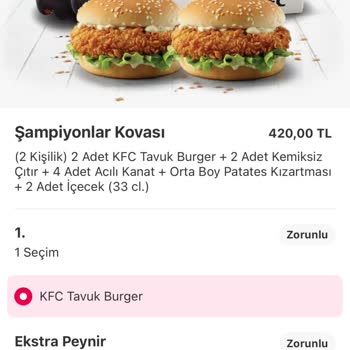 KFC Dedik Dedik Keşke Demeseydik