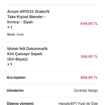 Evimeva.com İkili Kirli Sepet Ve Bilendir Kargoya