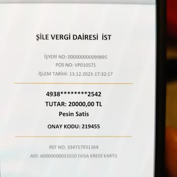 İstanbul Vergi Dairesi Başkanlığı Şile Vergi Dairesi Hesabımdan Para Çekmiş