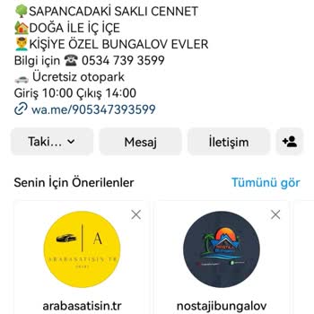 Sess Bungalov Tatil Rezervasyonunda Beklenmedik Ücret Talebi