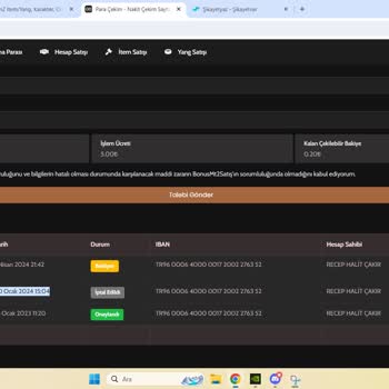 Bonusmt2 Satış Sorunu: Ödeme Yapılmadı