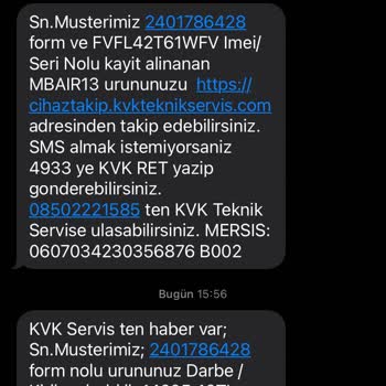 KVK Yeni Macbook'umda Yaşanan Garanti Sorunu Ve Servis Tepkisi