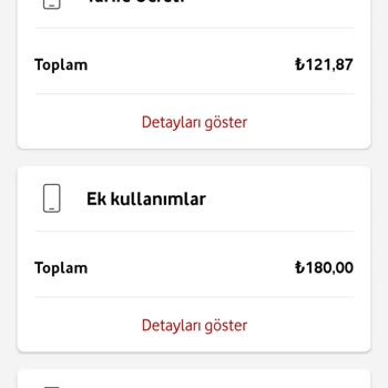 Vodafone'un Aşım Adı Altında Kestiği Ücret