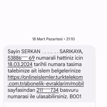 Türk Telekom Online Numara Taşıma Beceriksizliği