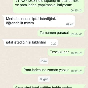 Tiamob Firmasının Paramı İade Etmek İstememesi