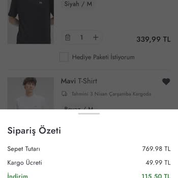Hopi Boyner Sepet Tutarsızlığı Hakkında