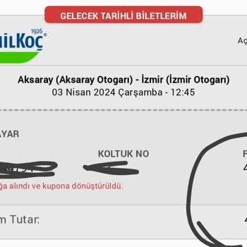 Kamil Koç Aksaray/İzmir Fahiş Fiyat Artışı