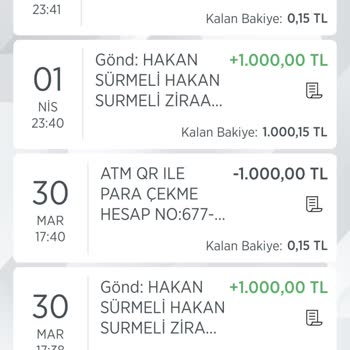 Ziraat Bankası ATM Hatası Eksik Ödeme