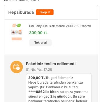 Hepsiburada Haksız Yere İptal!