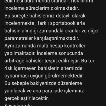 Bahisal Sitesi Kazanç Ödemesi Sorunu