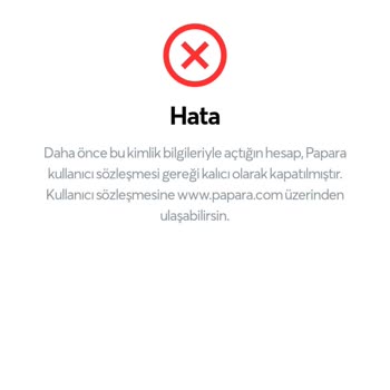 Papara Onay İstiyorum