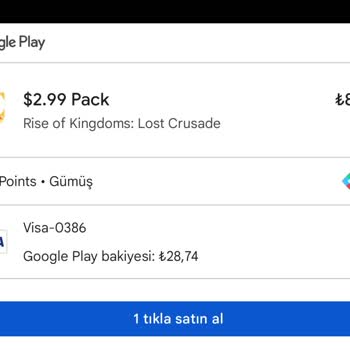 Google Play Kodu Paramı Aldı Vermiyor