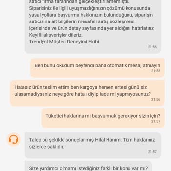 Trendyol Para İadesi Mağduriyeti!