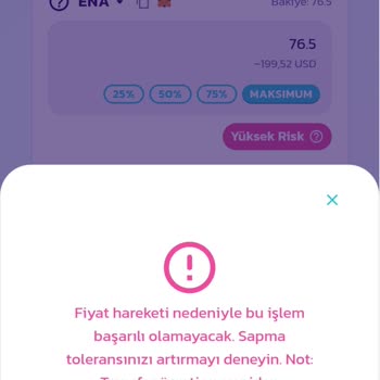 PancakeSwap Web3 Cüzdanımda Satış Sorunu
