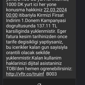 Vodafone Adlı Operatörün Haksız Kazanç Sağlaması