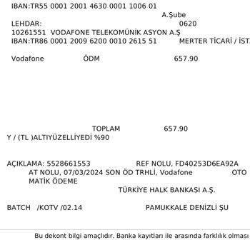 Vodafone Adlı Operatörün Haksız Kazanç Sağlaması
