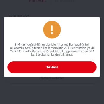 Ziraat Bankası Sim Blokesi Kart Şifresi