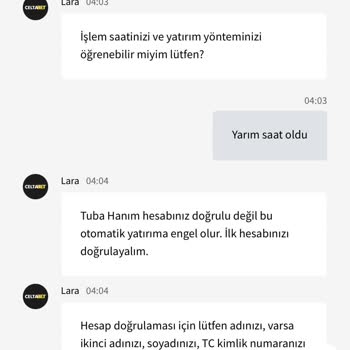 Celtabet Şikayet Param Hiç Oldu