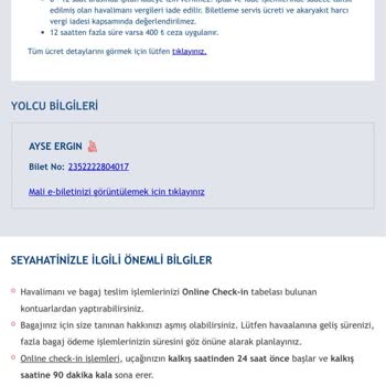 THY Ve Anadolu Jet Birbirinden Haberi Yok Biletim Kayıp