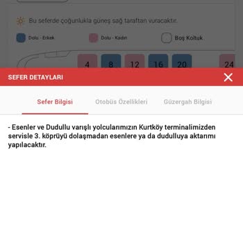 İstanbul Konfor Obilet Yanlış Sefer Bilgisi